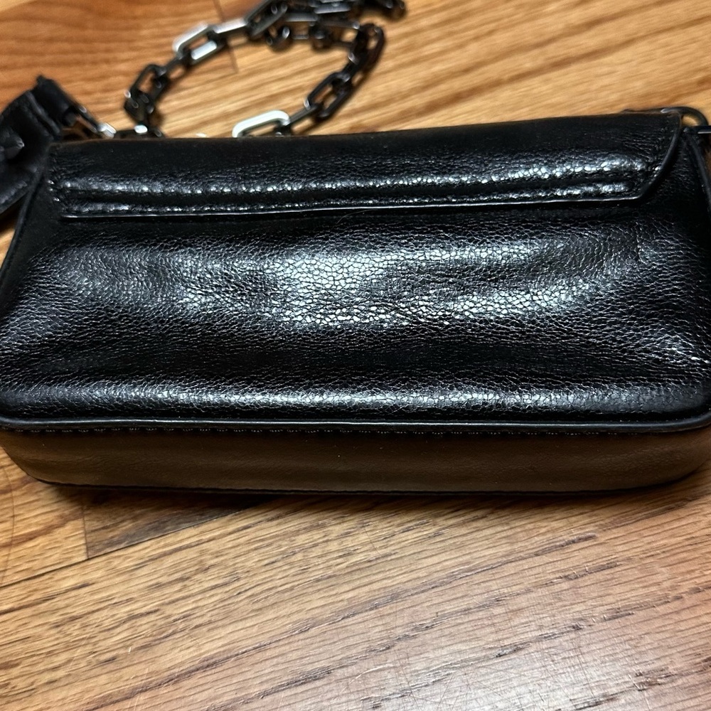 Black Tory Burch Crossbody with Gunmetal Finishings - Picture 7 of 7